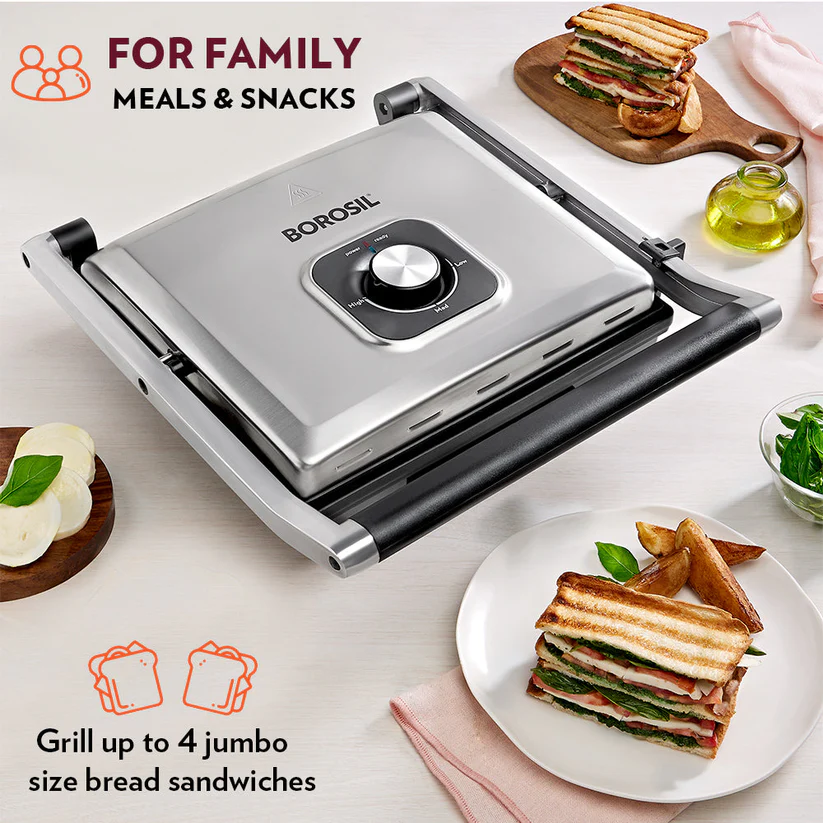 SUPER JUMBO GRILL SANDWICH MAKER AM-BGRILLSS12-BM