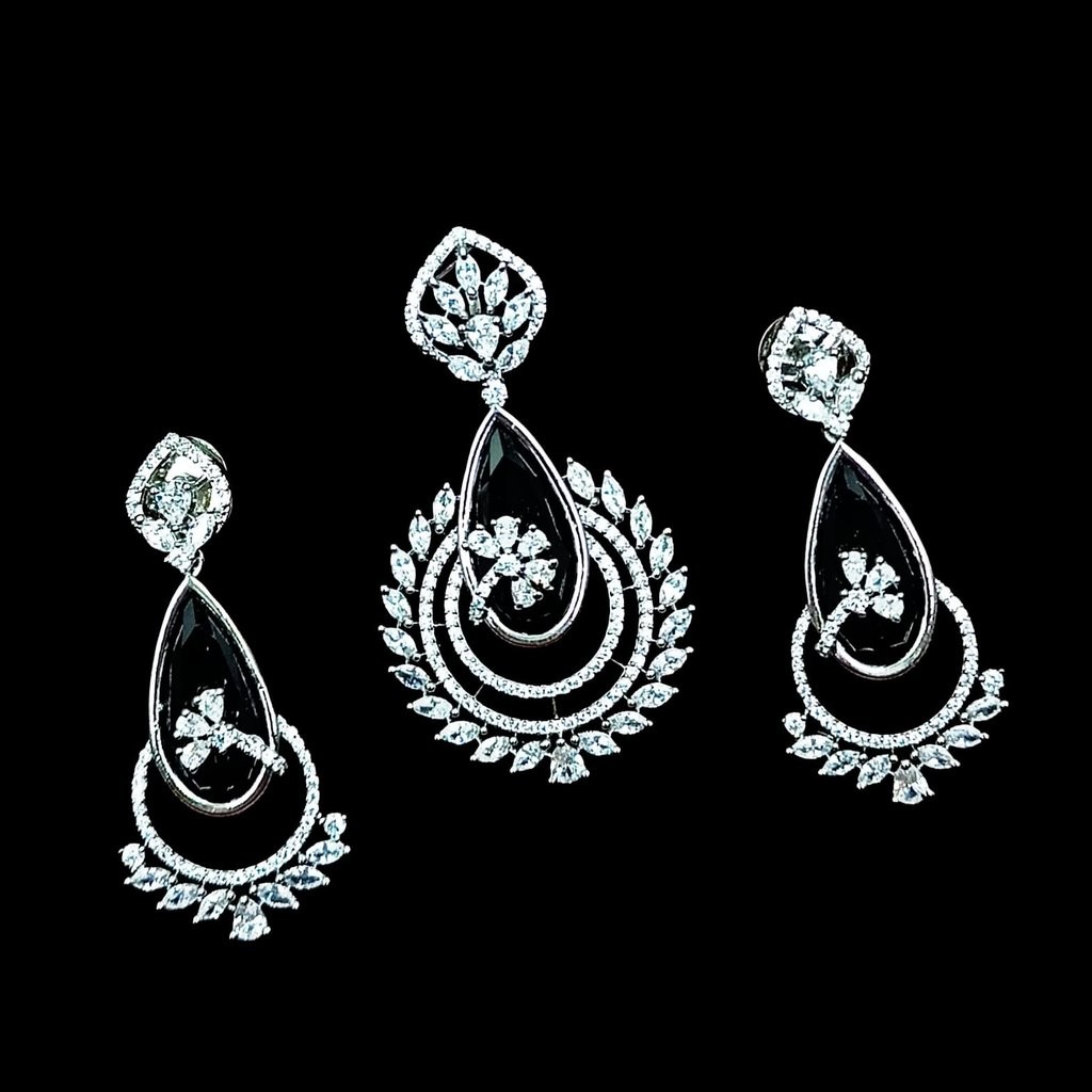 4141 AD PENDANT SET (SA00869PB) Chic AD Pendant Set